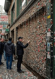 Gum Wall in Post Alley