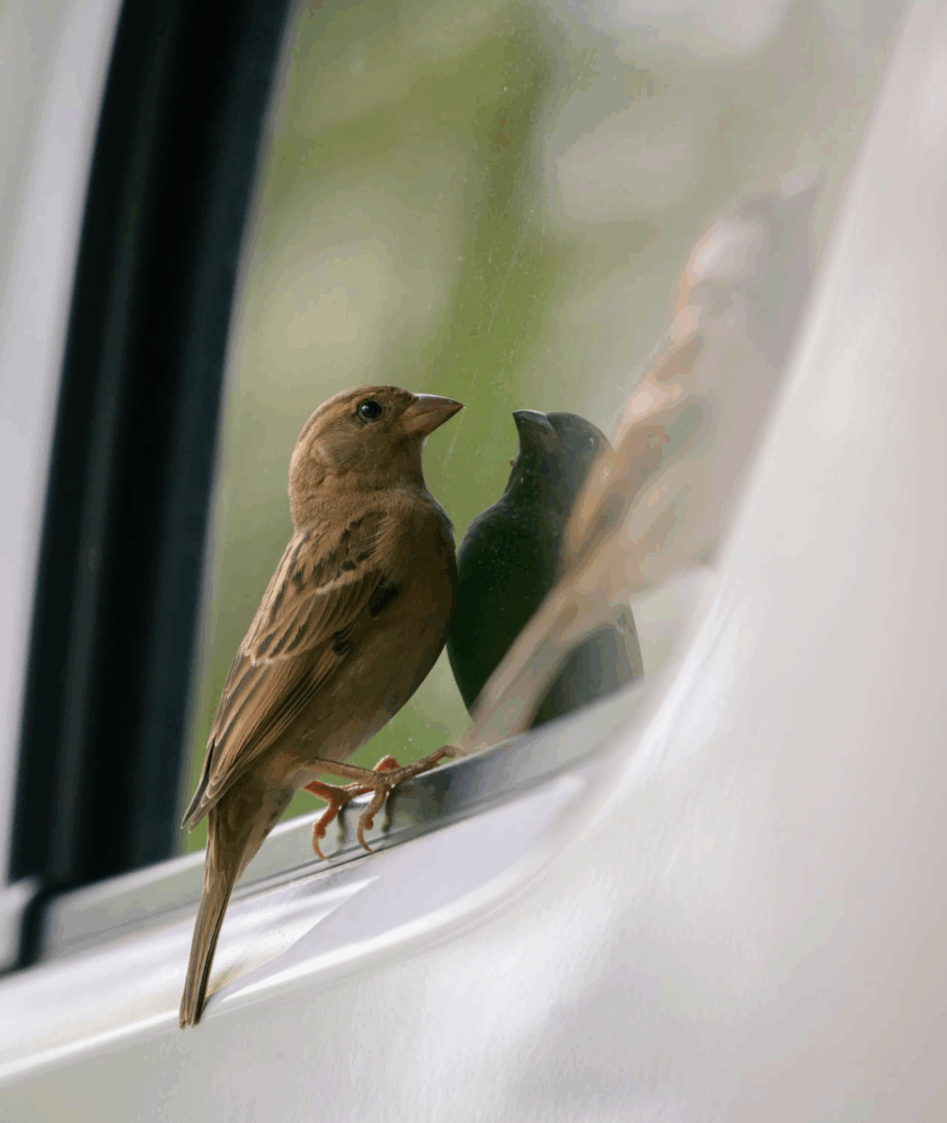 bird keeps flying into window spiritual meaning